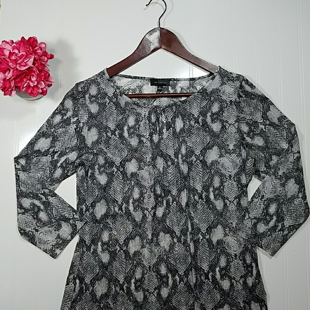 The Limited snake print top